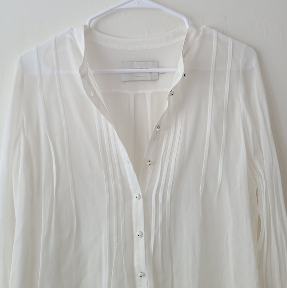 MUNTHE See Through White Blouse 38 - Picture 4 of 8